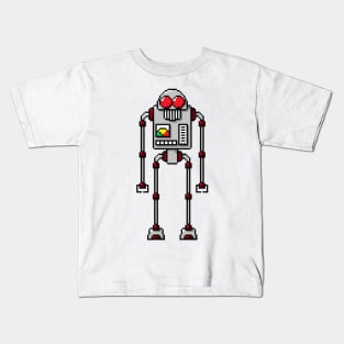 Pixel Robot 028 Kids T-Shirt